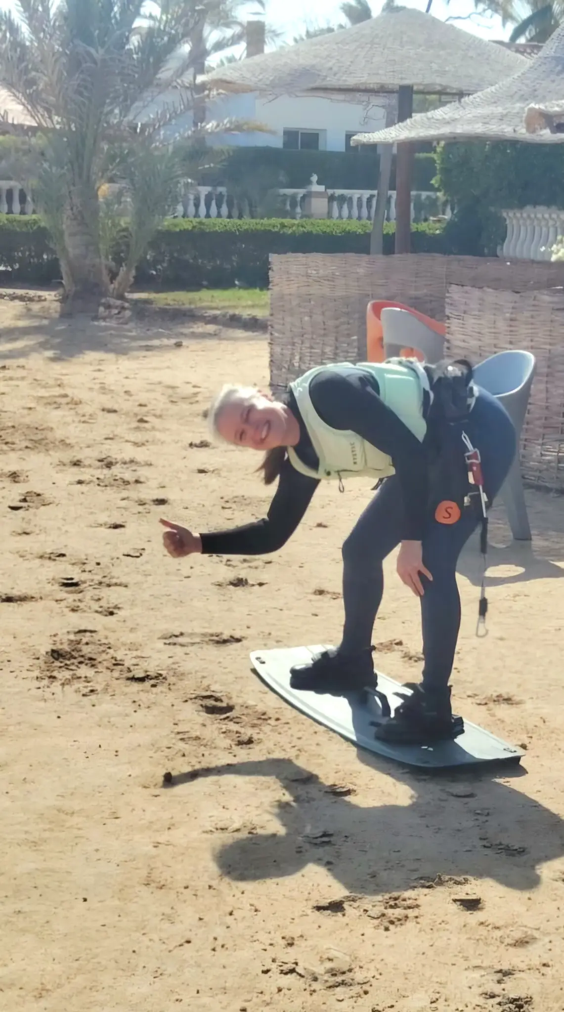 Student 2 on the board