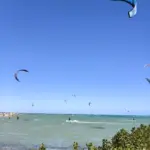 bunte Kites am Himmel